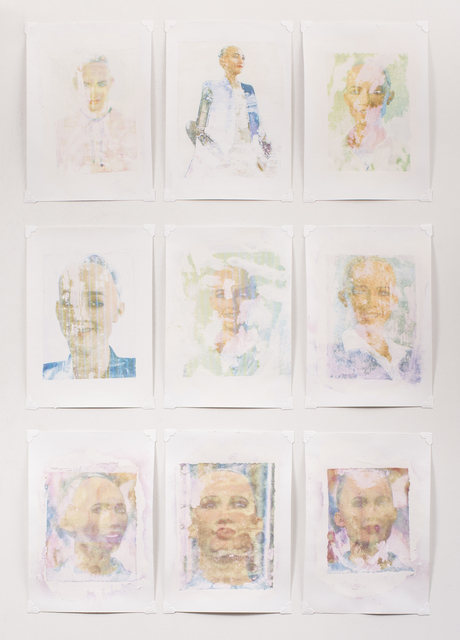 Lee Wells, ‘Nine Sophia's’, 2018, Installation, Hand embelished monoprints on paper, IFAC Arts