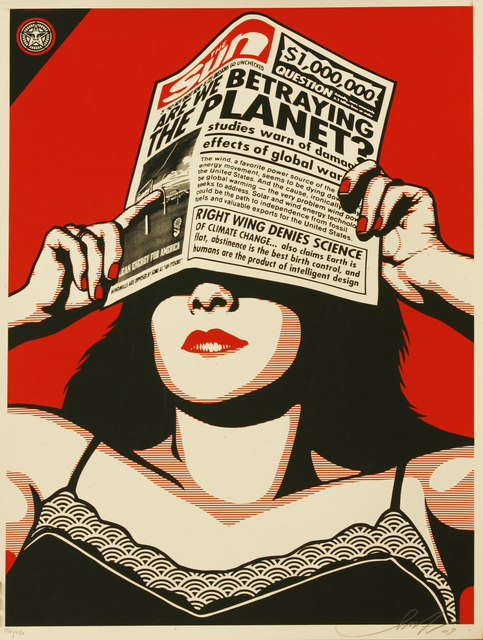Shepard Fairey, ‘Global Warming’, 2009, Sworders