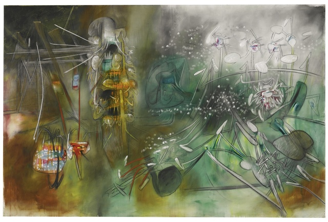 Roberto Matta, ‘Let Any Flowers Bloom’, 1955, Painting, Oil on canvas, Sotheby's