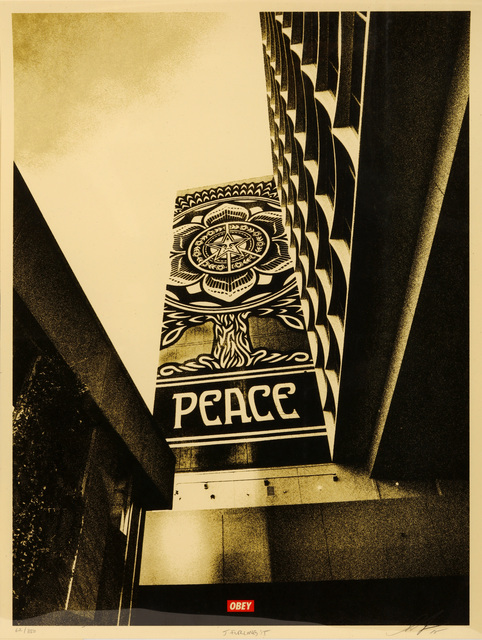 Shepard Fairey x Jon Furlong, ‘Covert To Overt (Gold Edition)’, 2015, Chiswick Auctions