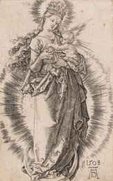 Dürer's Coat of Arms, 1523 and Virgin on the Crescent with Starry Crown, 1508