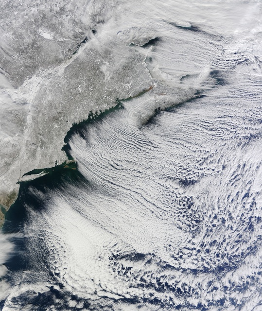 Michael Benson, ‘North Atlantic Clouds, Terra, January 24, 2011’, 2016, Flowers