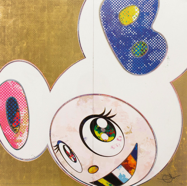 Takashi Murakami, ‘DOB In Pure White Robe (Pink and Blue)’, 2013, Dope! Gallery