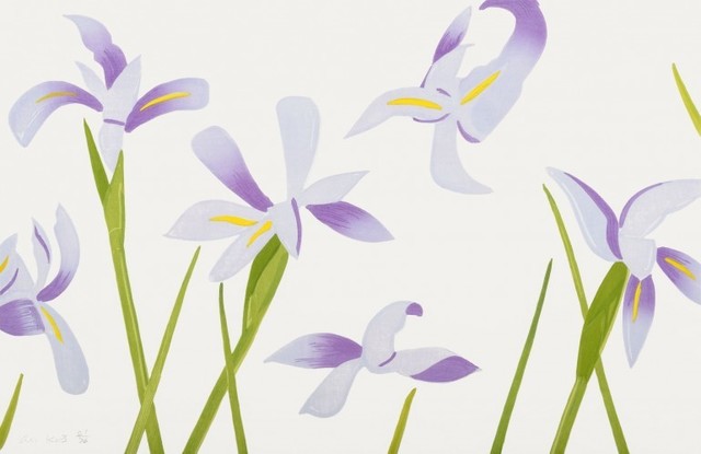 Alex Katz, ‘Blue Flags’, 2014, Nikola Rukaj Gallery