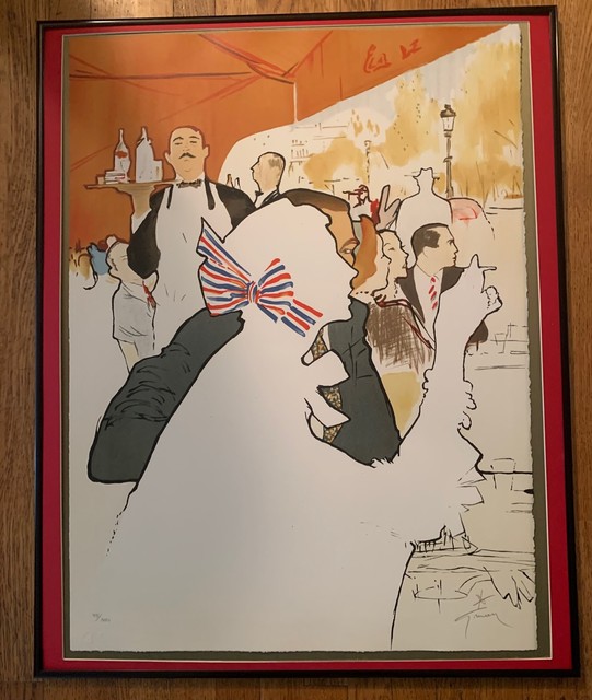 René Gruau, ‘Bistro’, 1989-1990, Print, Lithograph, Leviton Fine Art