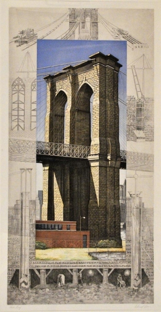Richard Haas, ‘Brooklyn Bridge’, 1994, Elizabeth Clement Fine Art