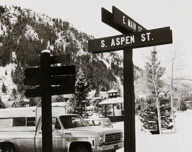 Andy Warhol, ‘Andy Warhol, Photograph of Street Signs in Aspen, 1980s’, 1980s, Hedges Projects