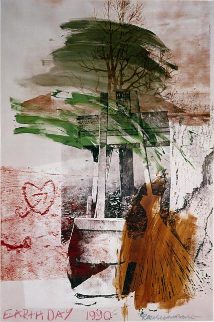 Robert Rauschenberg, ‘Earth Day’, 1990, Print, Silkscreen in twenty-three colors, Hamilton-Selway Fine Art