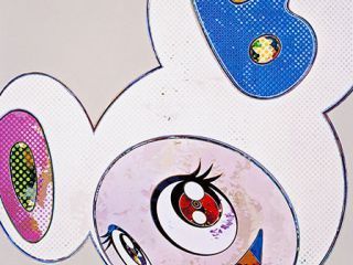 Takashi Murakami, ‘And Then white - superflat pink and blue ears’, Ode to Art