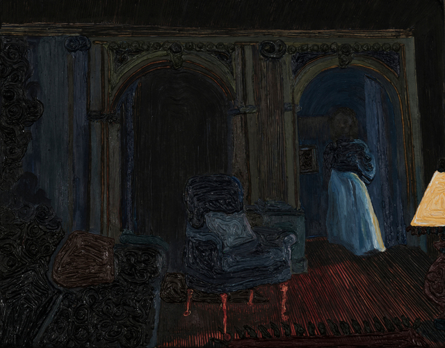 Anna Rocke, ‘Untitled’, 2019, Painting, Oil and varnish on board, Arusha Gallery