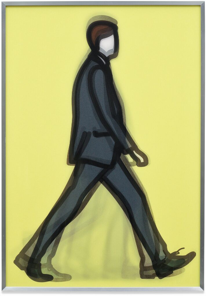 Julian Opie - Banker, from Walking in London 1 (C. 261)