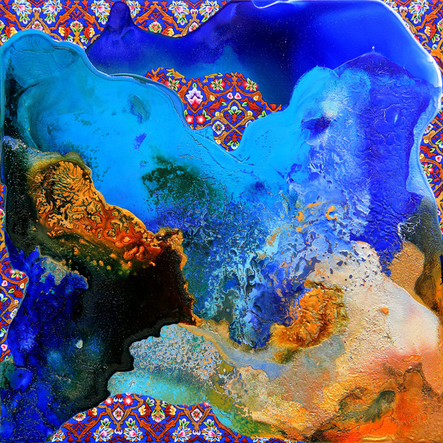 Hedieh Javanshir Ilchi, ‘Across Solemn Distances 25’, 2019, Painting, Acrylic and watercolor on panel, Hemphill Artworks