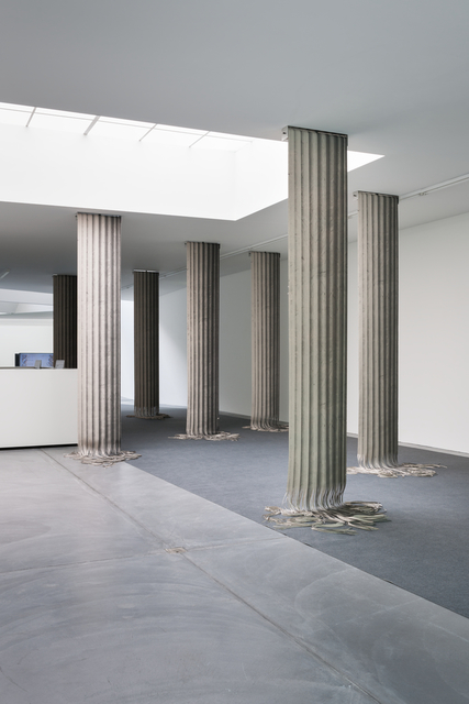 Christian Andersson, ‘Column Shred’, 2015, Print, Ink-jet print on paper, wood and metal, Galerie Nordenhake