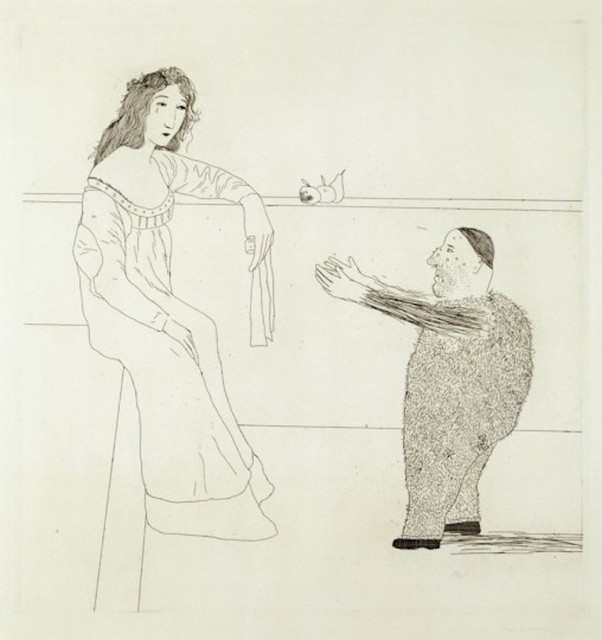 David Hockney, ‘Pleading for the Child from Illustrations for Six Fairy Tales from the Brothers Grimm’, 1969, Grob Gallery