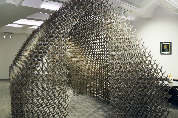 Exhibition view with "#1 Mobi/Chamber" by Sung Jang Exhibition view with "#1 Mobi/Chamber" by Sung Jang
