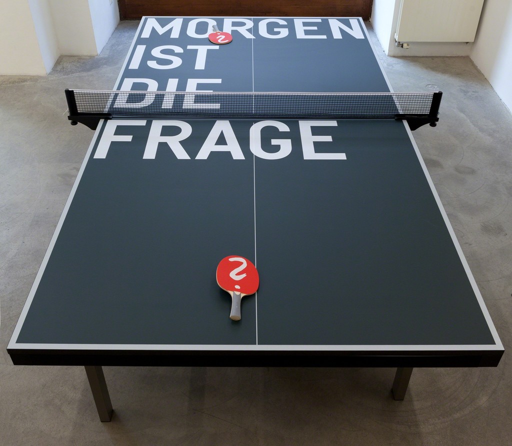 Rirkrit Tiravanija, untitled 2015 (MORGEN IST DIE FRAGE), 2015, Courtesy the artist and neugerriemschneider, Photo: Lisa Rastl Rirkrit Tiravanija, untitled 2015 (MORGEN IST DIE FRAGE), 2015, Courtesy the artist and neugerriemschneider, Photo: Lisa Rastl