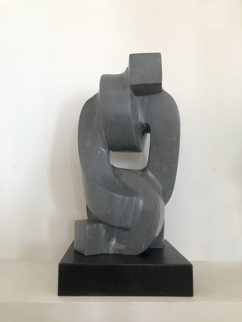 Paul Bloch, ‘Grey Etude’, ca. 2010, Sculpture, Carrara Bardiglio Marble, Maybaum Gallery
