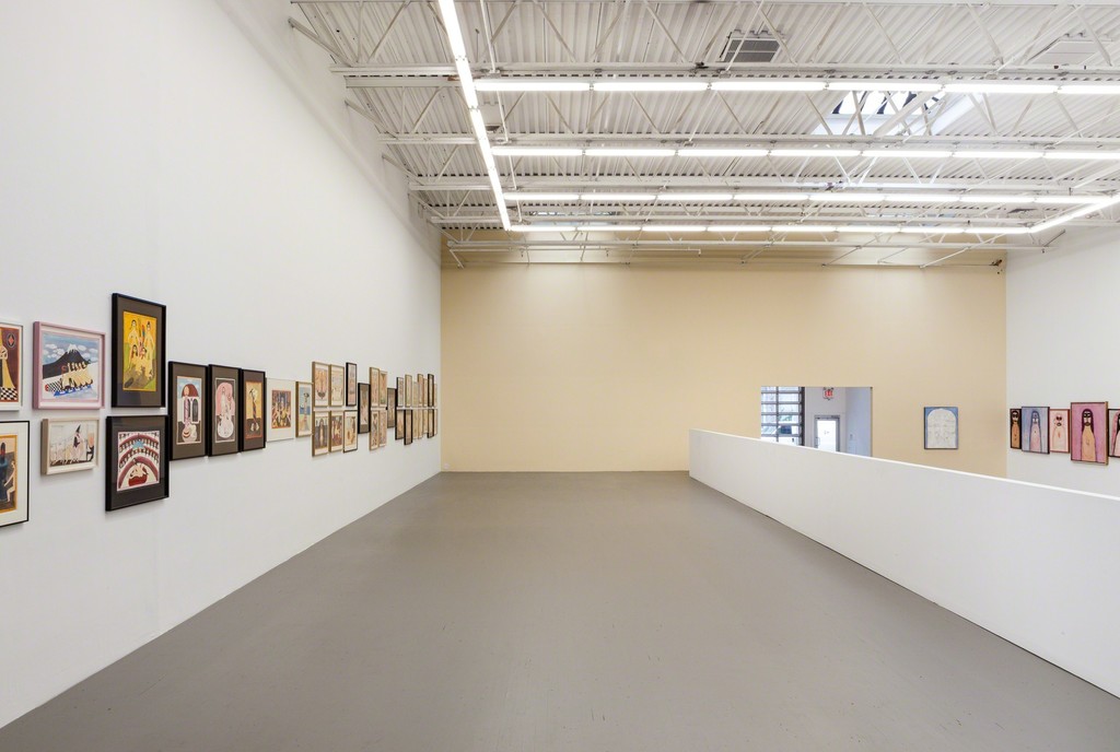 Hans Schärer: "Madonnas and Erotic Watercolors," installation view. Hans Schärer: "Madonnas and Erotic Watercolors," installation view.