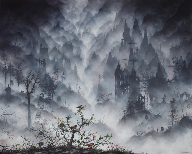 Brian Mashburn, ‘Great Leap Forward’, 2018, Painting, Oil on canvas, Haven Gallery
