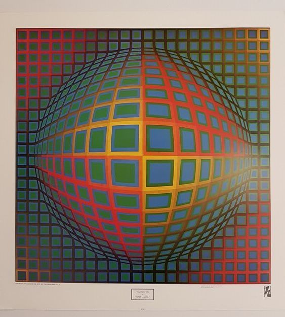 Victor Vasarely Vega Noir (1977) Artsy