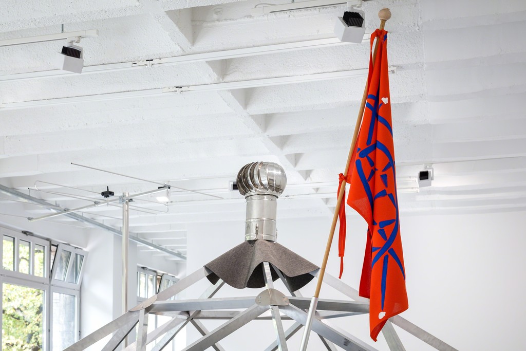 Marjetica Potrč, Drop City: Geodesic Dome, 2012/2018, Detail Marjetica Potrč, Drop City: Geodesic Dome, 2012/2018, Detail