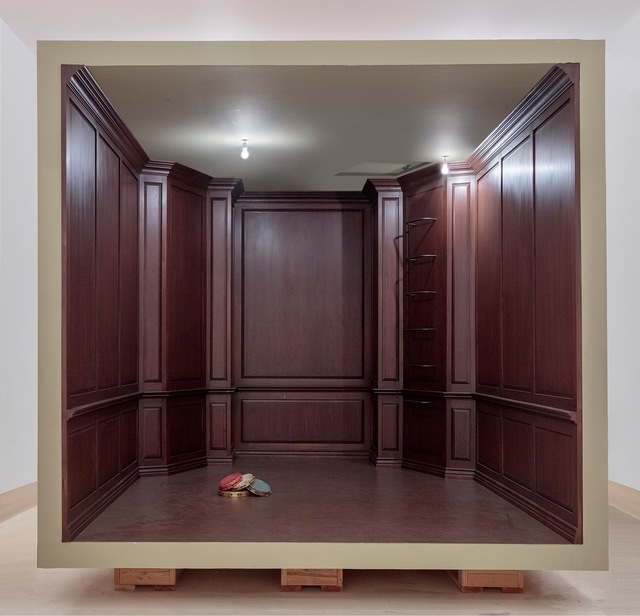 Robert Therrien, ‘No title (paneled room)’, 2017, Sculpture, Wood, mixed media, Gagosian