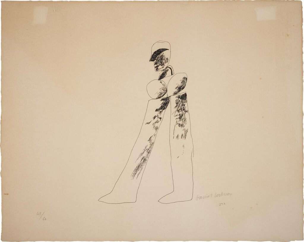 David Hockney - Walking Man (not in MCAT)