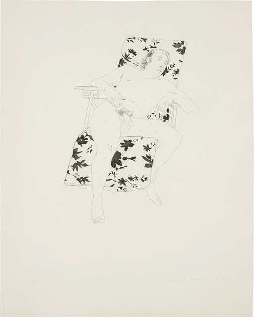 David Hockney, ‘Mo Asleep’, 1971, Phillips