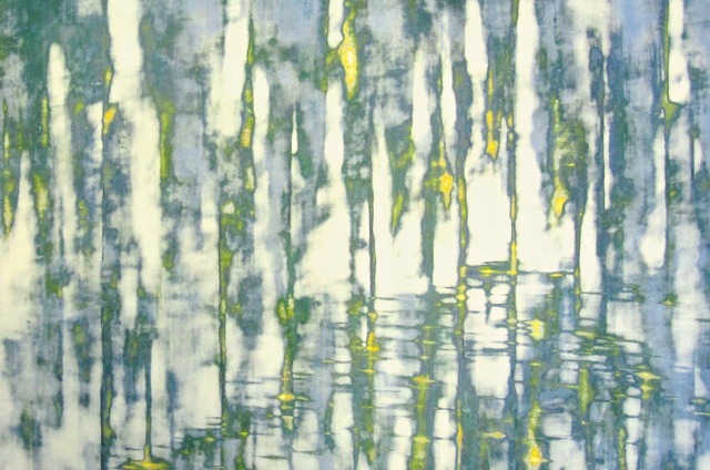 Audra Weaser, ‘Neptune’, 2014, Mixed Media, Mixed media acrylic on canvas on panel, Julie Nester Gallery