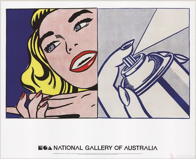 Roy Lichtenstein Nudes With Beach Ball 2975 X 2675 Poster 2007 Pop Art Art Posters Art