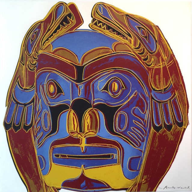 Andy Warhol, ‘Northwest Coast Mask, from Cowboys and Indians FS II.380’, 1986, Gregg Shienbaum Fine Art