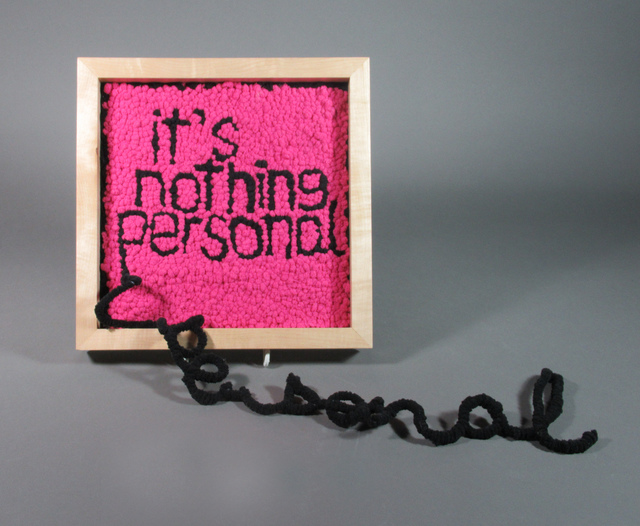 Danielle Hogan, ‘Nothing Personal’, 2019, Sculpture, Wood, acrylic, burlap, metal, Gallery 78
