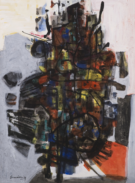 Corneille, ‘Desert Fleurissant’, 1957, Drawing, Collage or other Work on Paper, Goauche, Jaski
