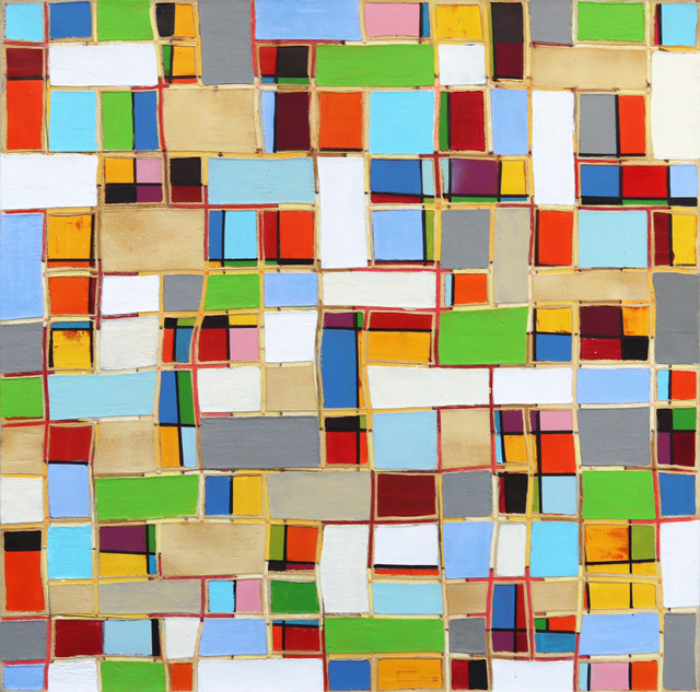 Petra Rös-Nickel, ‘Multi Pattern’, 2020, Painting, Oil on Canvas, Artspace Warehouse