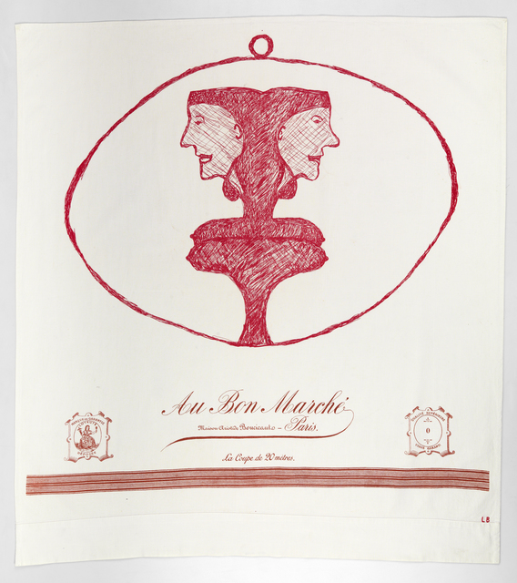 Louise Bourgeois, ‘Caryatid’, 2001, Print, Lithograph on vintage cloth, Carolina Nitsch Contemporary Art