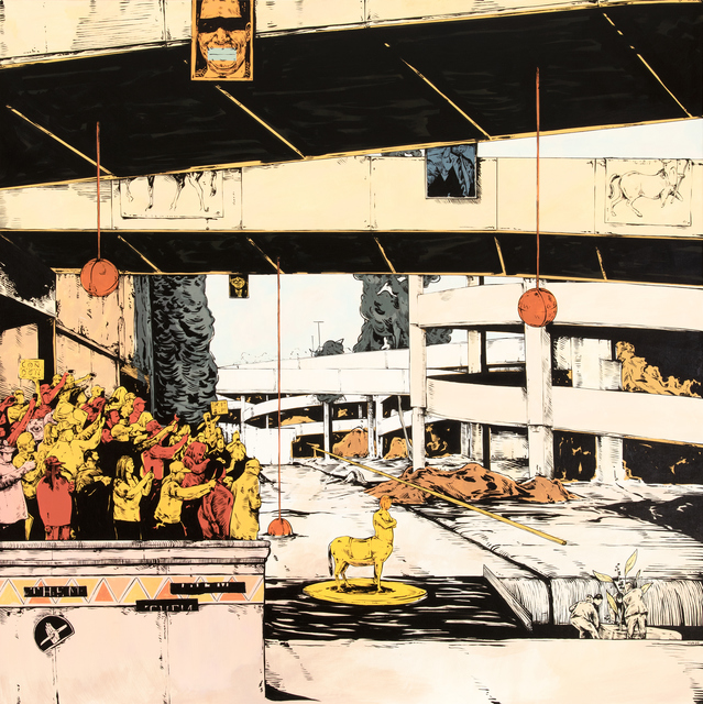 William Buchina, ‘Low Information Settings #4’, 2020, Painting, Acrylic on canvas, Hollis Taggart