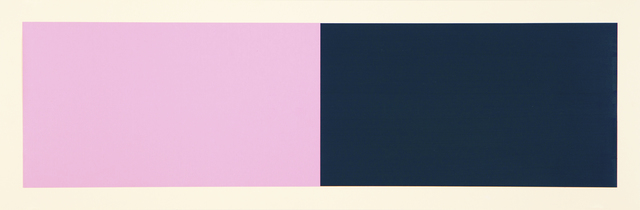 Rupert Deese, ‘Rivers & Mountains/3, Pink/Green’, 2018, Drawing, Collage or other Work on Paper, Cut and pasted painted paper, Manneken Press