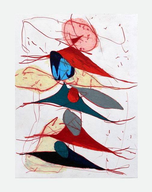 Joseph Hart, ‘Animation Portrait’, 2021, Drawing, Collage or other Work on Paper, Collaged paper, acrylic, enamel, oil crayon and graphite on linen, Halsey McKay Gallery