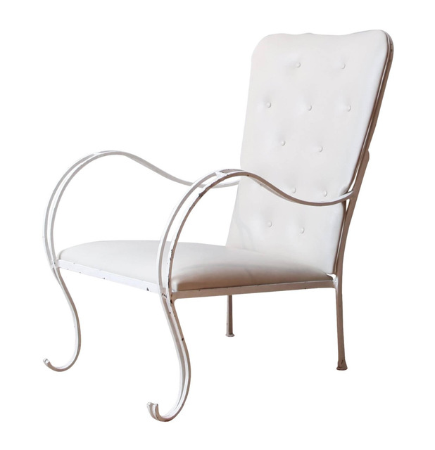 Unknown Artist, ‘Swedish 1950s Iron and Leather Lounge Chair’, ca. 1950, Lawton Mull