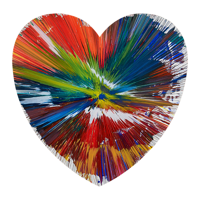Damien Hirst, ‘Heart Spin Painting (Created at Damien Hirst Spin Workshop)’, 2009, Rago