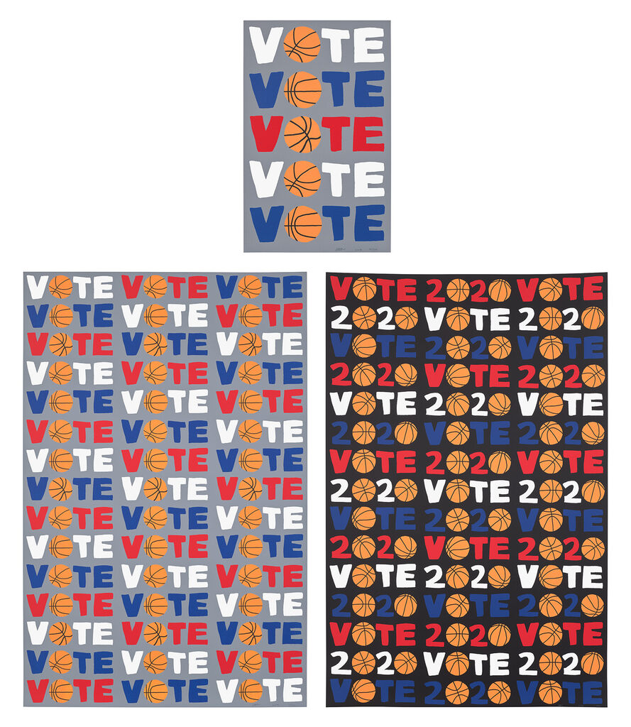 Jonas Wood - Vote; Vote 2019; and Vote 2020