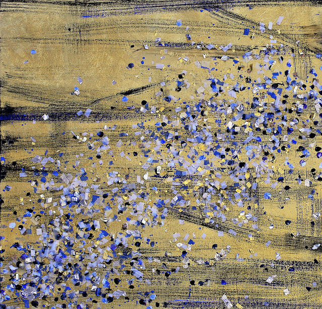 Michelle Sakhai, ‘The Emperor, IV’, 2019, Painting, Oil and metal leaf on canvas, Madelyn Jordon Fine Art