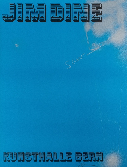 Jim Dine, ‘Saw’, 1971, Posters, Lithographic poster printed in colours, Forum Auctions