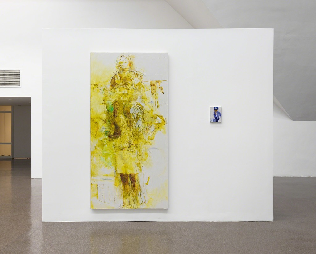 JENNIFER PACKER, TENDERHEADED, INSTALLATION VIEW, 2017. COURTESY OF THE ARTIST AND CORVI-MORA, LONDON. PHOTO: TOM VAN EYNDE.
JENNIFER PACKER, TENDERHEADED, INSTALLATION VIEW, 2017. COURTESY OF THE ARTIST AND CORVI-MORA, LONDON. PHOTO: TOM VAN EYNDE.