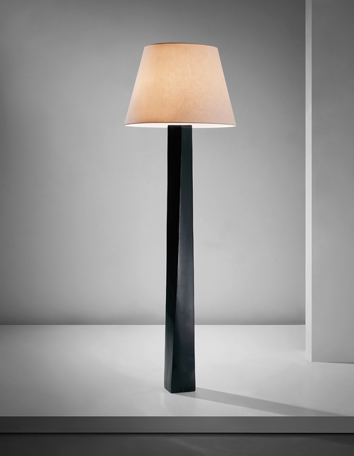 Salvador Dalí, ‘'Dali' table lamp’, ca. 1939, Design/Decorative Art, Painted wood with a lacquer fnish, chromium-plated brass, paper shade, Phillips