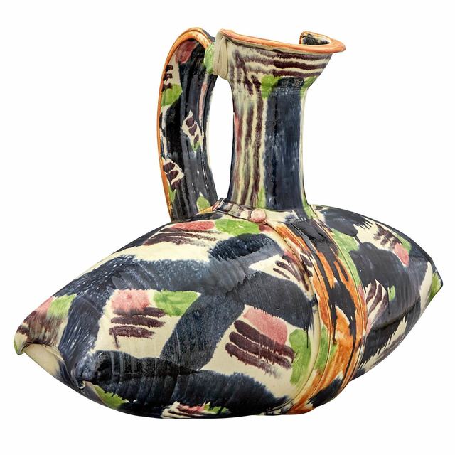 ‘Betty Woodman Glazed Earthenware Pillow Pitcher’, 1981, Design/Decorative Art, Doyle