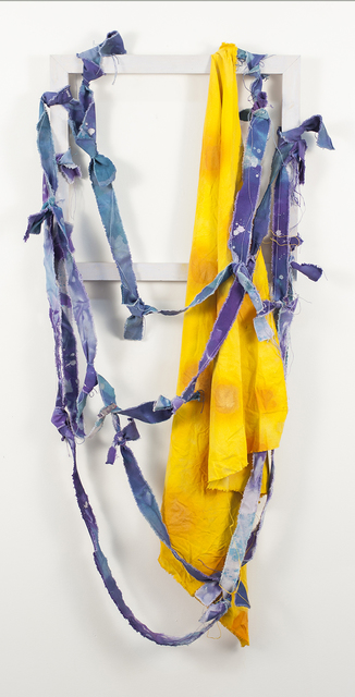 Jamie Powell, ‘Guardian of the Gate’, 2018, Sculpture, Acrylic and spray paint on dyed torn canvas, Freight + Volume