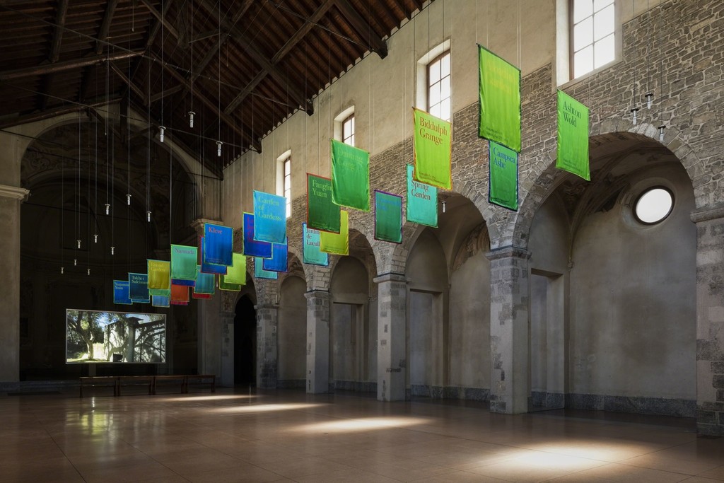 Installation view of "Renée Green - Tracing" at Spazio Culturale Antonio Ratti, Como. Photo: Agostino Osio, 2016 Installation view of "Renée Green - Tracing" at Spazio Culturale Antonio Ratti, Como. Photo: Agostino Osio, 2016