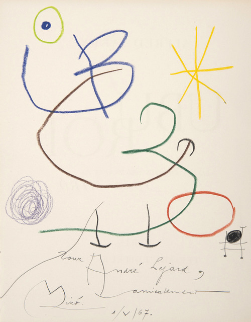 Joan Miró, ‘Ubu roi’, 1967, HELENE BAILLY GALLERY