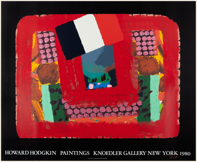 Howard Hodgkin, ‘In a French Restaurant SIGNED’, 1980, Posters, 29 color screen print on Rives BFK paper, Petersburg Press